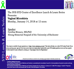 STD Lunch and Learn: Vaginal Microbiota